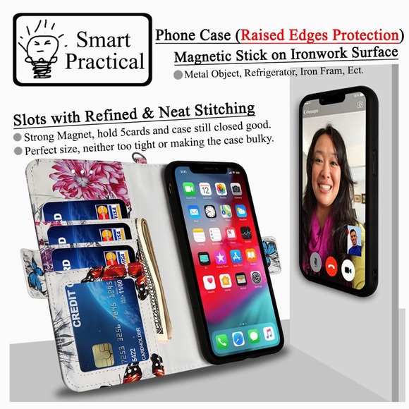 Wallet Case for iPhone X - Picture 13 of 14